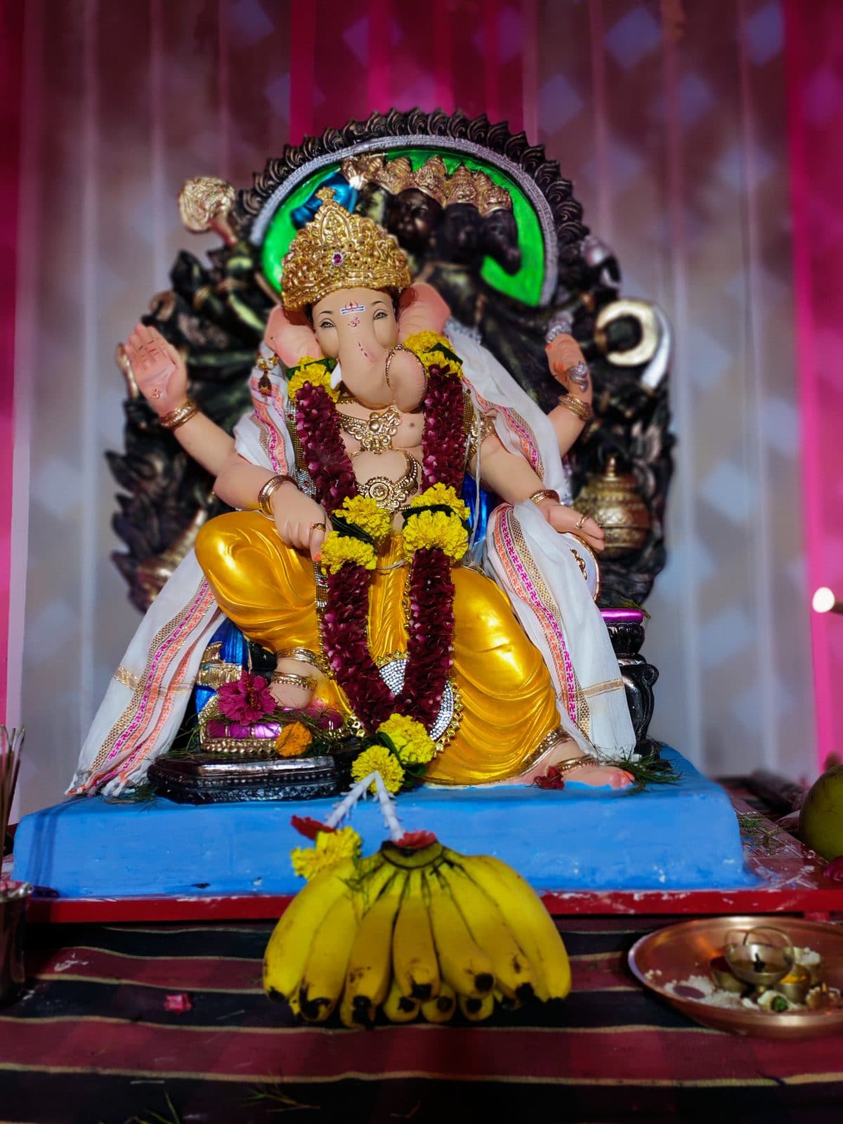 मुख्य श्रीगणेश मूर्ती — मातोश्री शिवगर्जना गणेशोत्सव २०२१, परेल-भोईवाडा